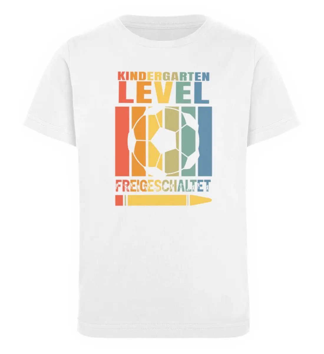 Kindergarten Level freigeschaltet - Kinder Organic Mottoshirt - Mini Creator T-Shirt ST/ST-UnserGoldschatz.de