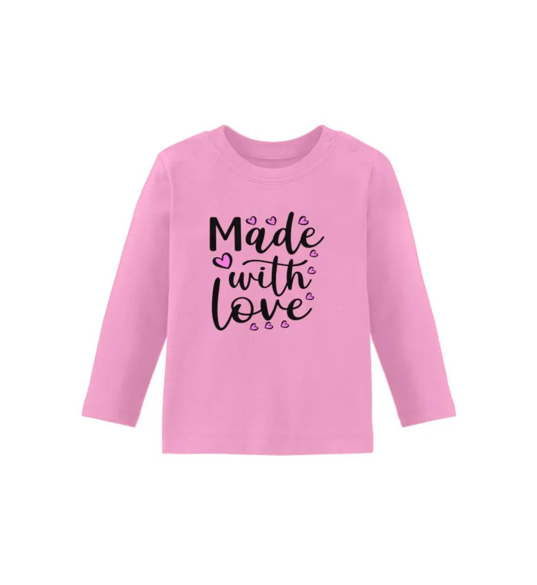 Made with love - Baby Langarmshirt - Baby Langarmshirt-UnserGoldschatz.de