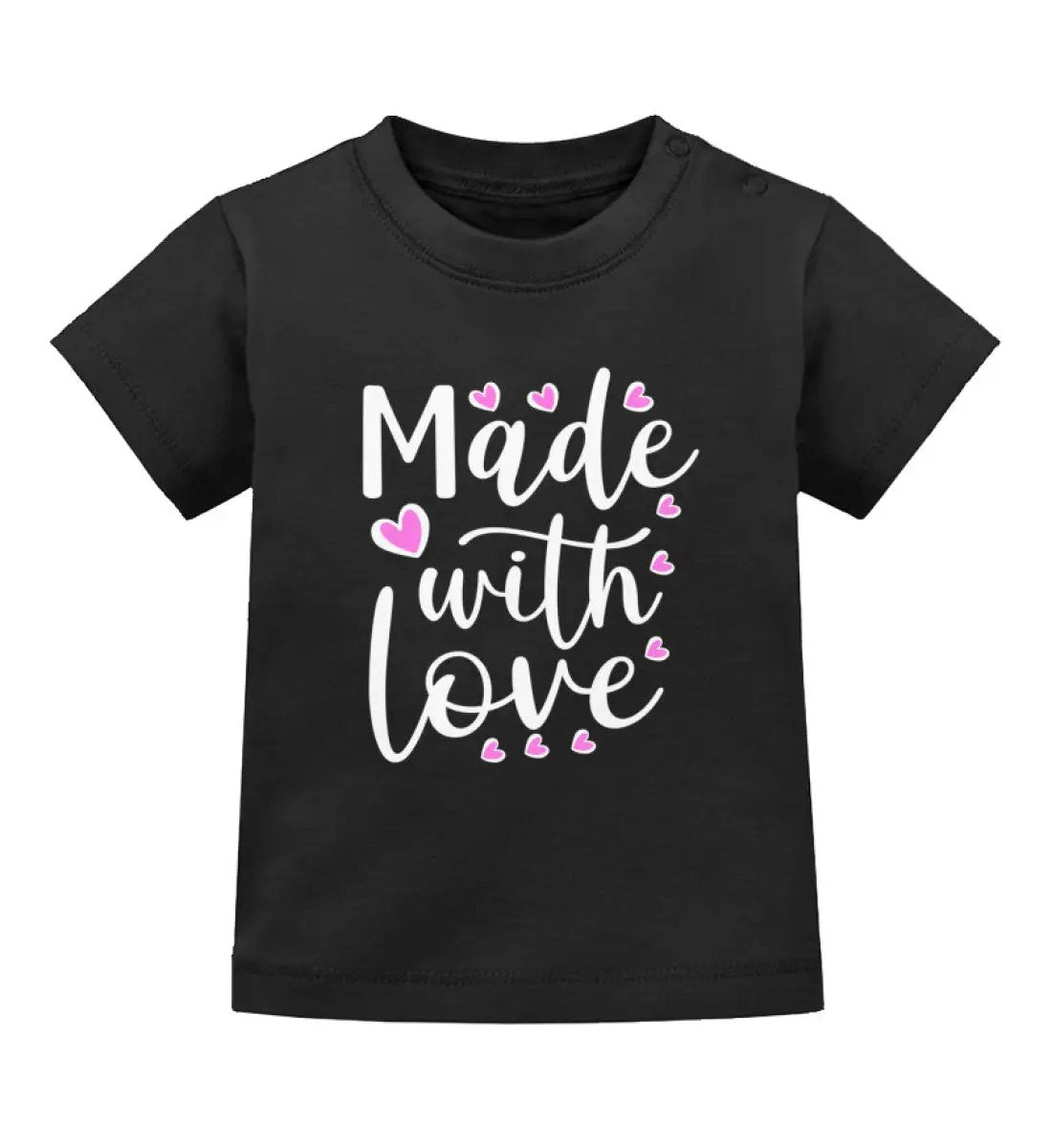 Made with love - Baby T-Shirt - Baby T-Shirt-UnserGoldschatz.de