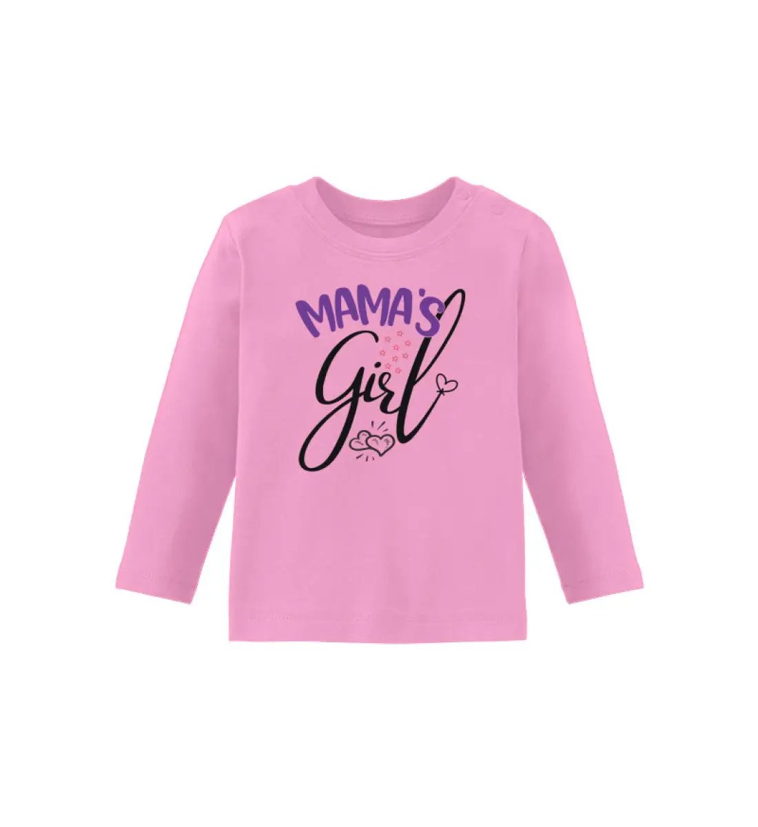 Mamas Girl - Baby Langarmshirt - Baby Langarmshirt-UnserGoldschatz.de