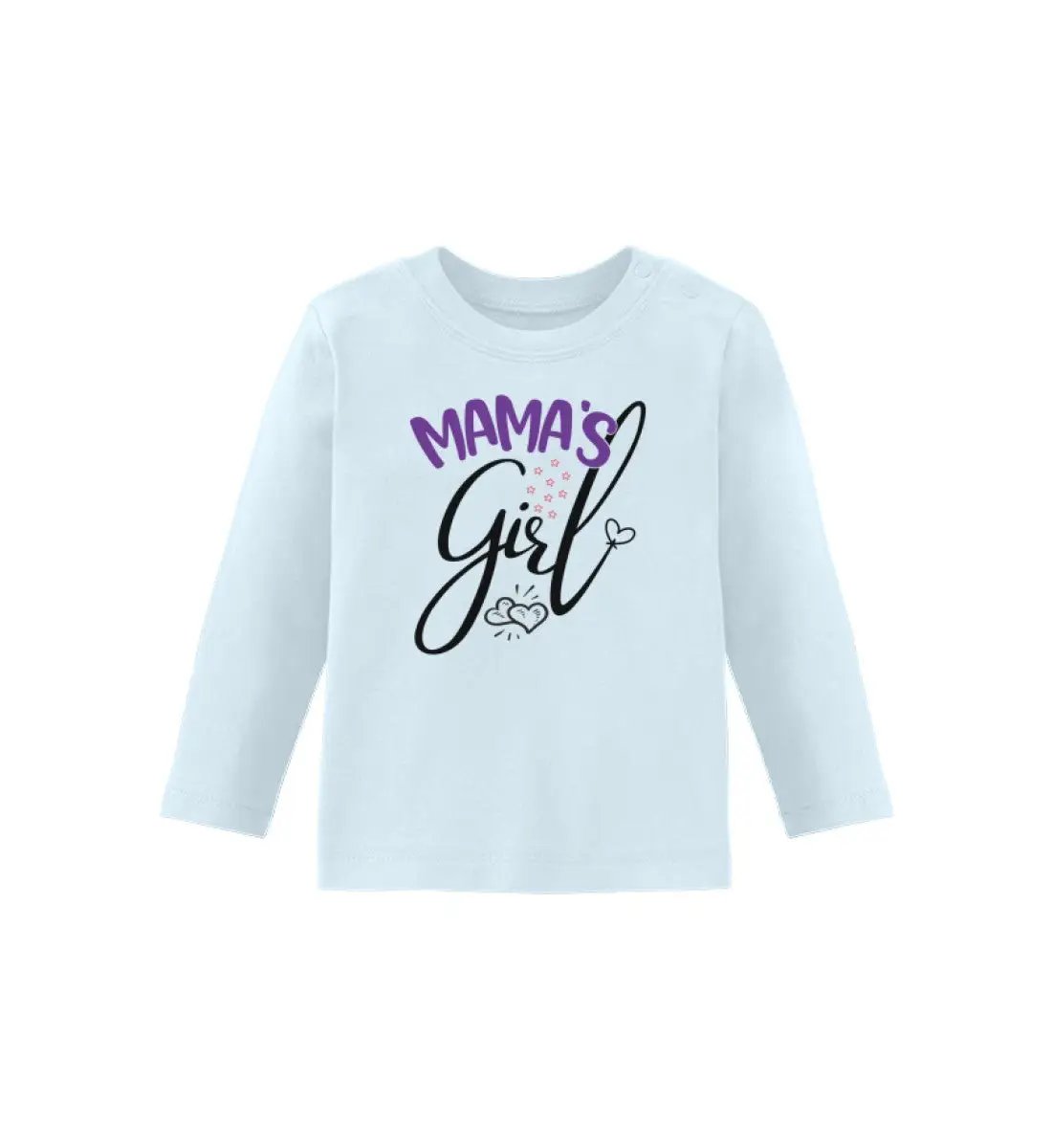 Mamas Girl - Baby Langarmshirt - Baby Langarmshirt-UnserGoldschatz.de