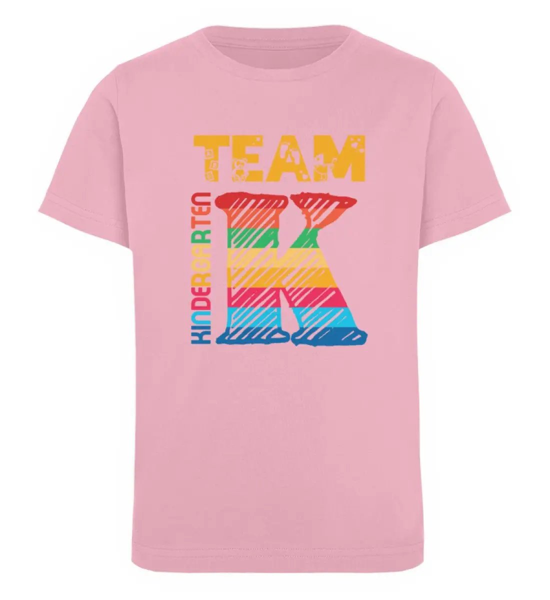 Team Kindergarten - Organic Kinder Mottoshirt - Mini Creator T-Shirt ST/ST-UnserGoldschatz.de